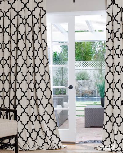 Geometric Poly Custom Drapes